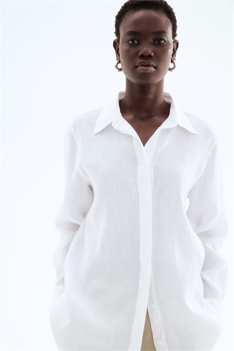 Льняная рубашка 1269234001 - Фото 13579333