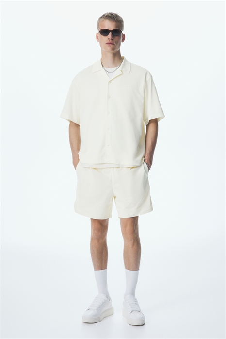 Повседневная рубашка из сетки свободного кроя 1275902004 - Фото 13579941