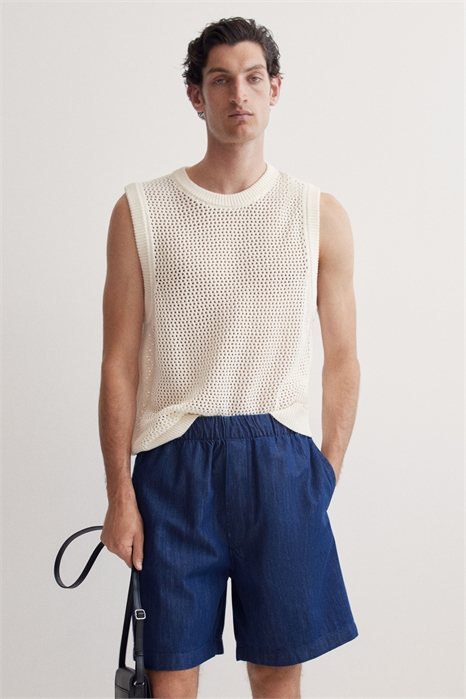 Мешковатые джинсовые шорты 1276778001 - Фото 13580114