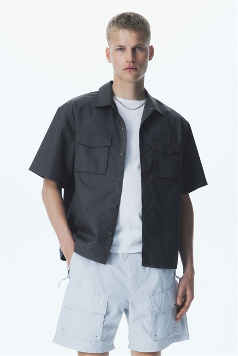 Свободный крой Рубашка с короткими рукавами 1277324002 - Фото 13580210