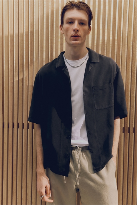 Курортная рубашка Regular Fit из лиоцелла 1283842001 - Фото 13580850