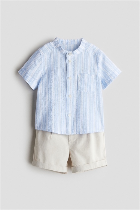 Комплект из двух частей - рубашки и шорт 1278019001 - Фото 13587016