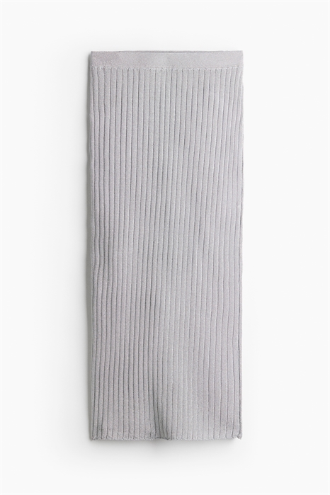 Юбка из мерцающего трикотажа в рубчик 1231130001 - Фото 13589734