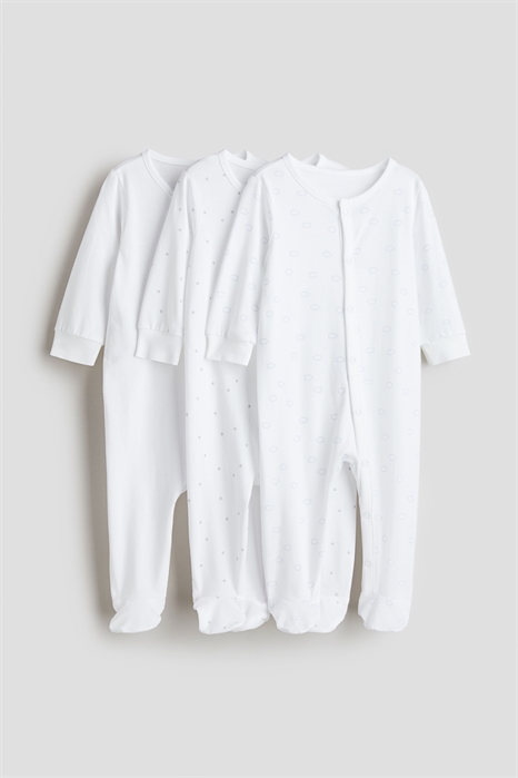 Хлопковые спальные костюмы 3 шт. 1170979011 - Фото 13590426