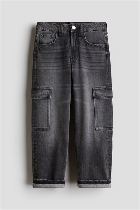 Джинсы-карго свободного покроя с подкладкой из джерси 1243569002 - Фото 13590618