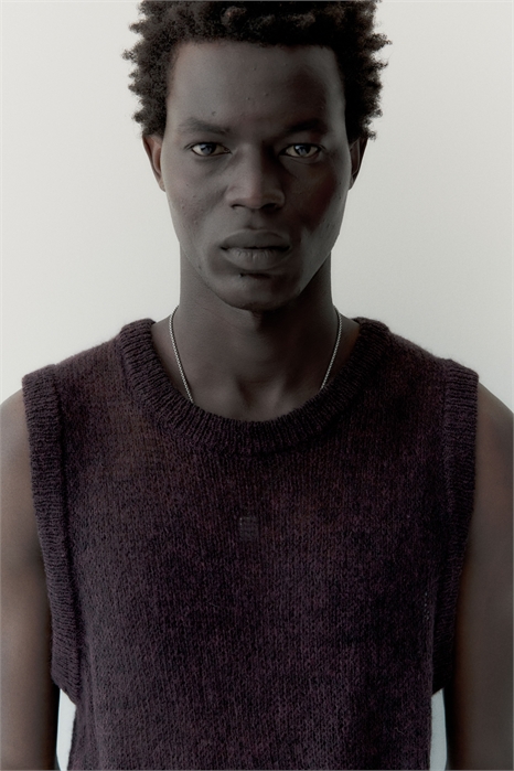 Свободный вязаный свитер-жилет 1260419001 - Фото 13590727