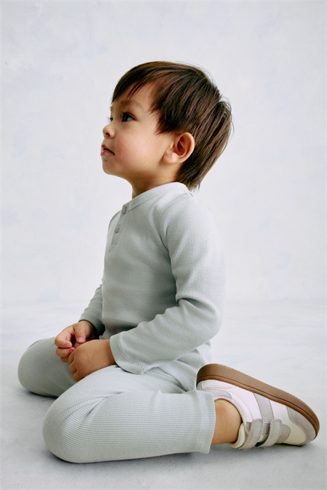 Хлопковые топы "хенли" 2 шт. 1238376005 - Фото 13591527