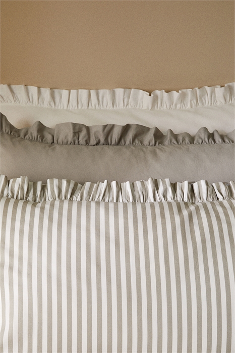 Хлопковая наволочка с оборкой 1262544002 - Фото 13592503