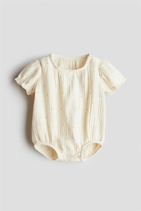 Костюм ромпер из хлопкового муслина 1280525001 - Фото 13592596