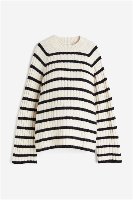 MAMA Вязаный джемпер в рубчик 1223113001 - Фото 13593224