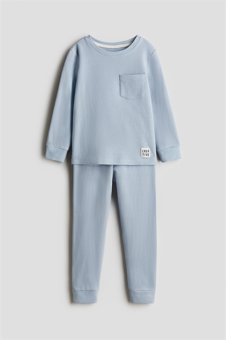 Пижама из вафельного хлопка 1267117001 - Фото 13594311