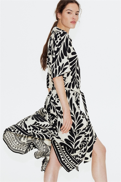 Платье-рубашка с завязывающимся поясом 1217576013 - Фото 13594551