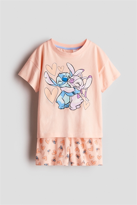 Пижама из принтованного трикотажа 1106580032 - Фото 13595029