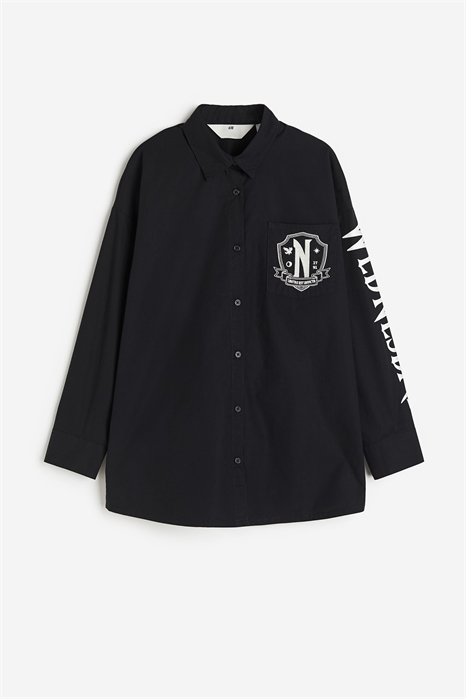 Рубашка из хлопка с принтом 1181389005 - Фото 13595084