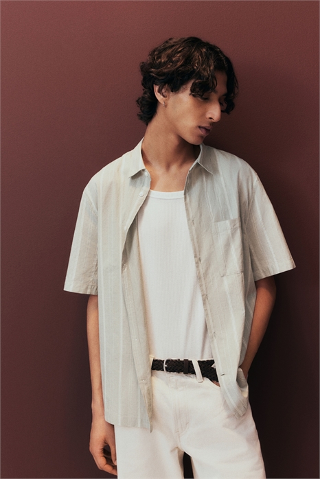 Рубашка Regular Fit с короткими рукавами 1277530002 - Фото 13595458