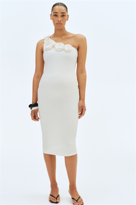 Платье на одно плечо с аппликацией MAMA 1256330001 - Фото 13595804