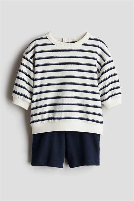 Хлопковый махровый комплект из 2 частей 1284334001 - Фото 13595959