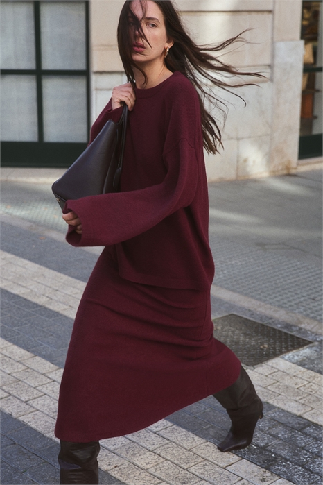 Расклешенная трикотажная юбка 1250515005 - Фото 13596721