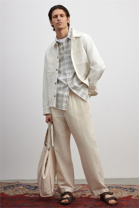 Текстурированная рубашка Regular Fit 1265205001 - Фото 13597279