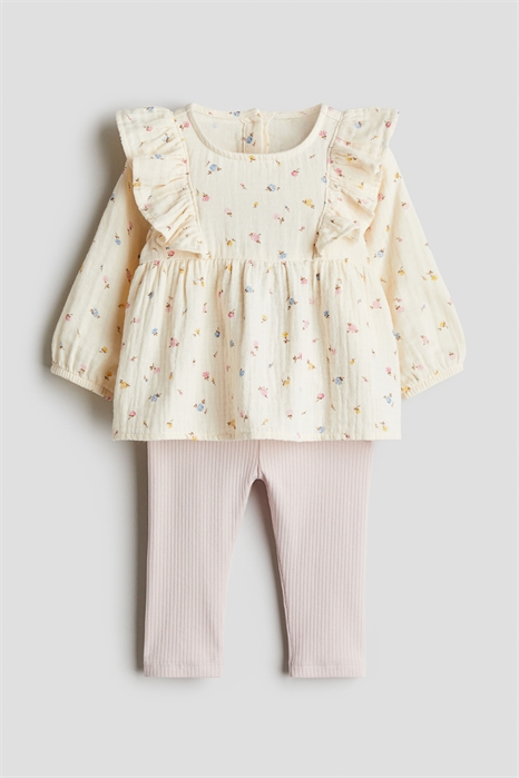 Комплект из двух частей: блузка и леггинсы 1266846003 - Фото 13598284