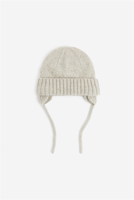 Neps Wool-Blend Earflap Beanie 0945635006 - Фото 13598989