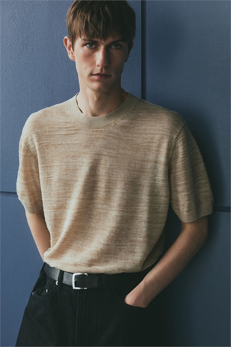 Футболка из тонкого трикотажа Regular Fit 1257189002 - Фото 13599815