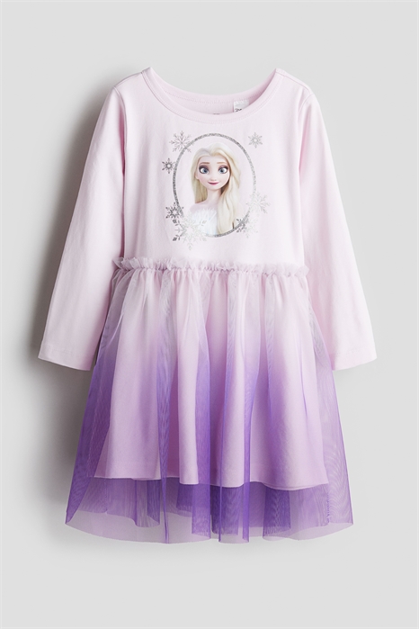 Платье с принтованной юбкой из тюля 1252393001 - Фото 13600668