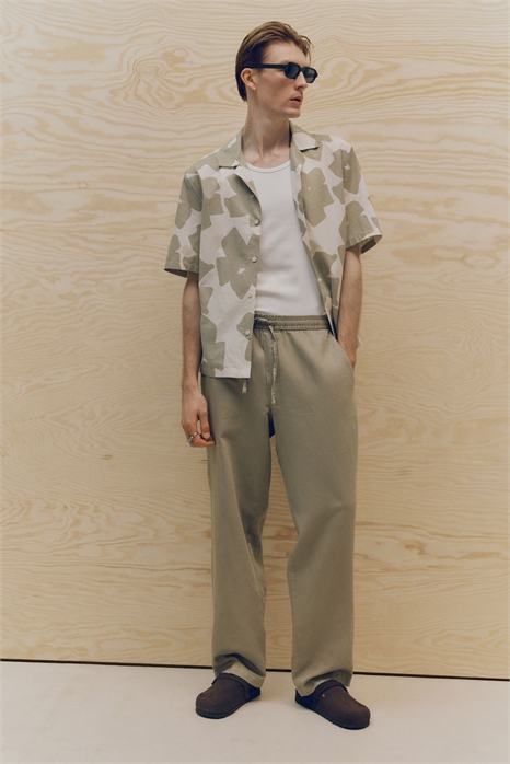 Льняные брюки с расслабленной посадкой 1259395004 - Фото 13600719