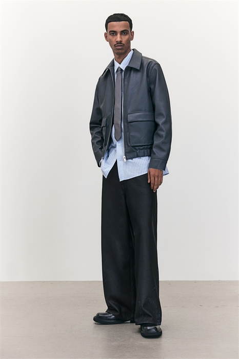 Широкие высокие джинсы 1261442001 - Фото 13600754