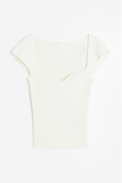 Топ из трикотажа в рубчик 1183545002 - Фото 13602254
