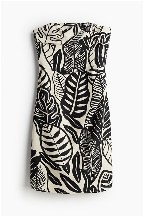 Платье-бандо из льняного бленда 1235956002 - Фото 13602403