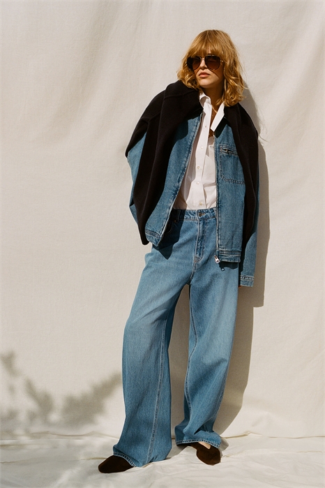 Широкие джинсы Regular 1261872001 - Фото 13603042