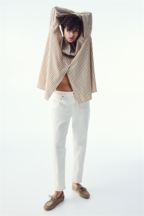 Джинсы Mom Slim Fit с высокой талией по щиколотку 0941666069 - Фото 13603598