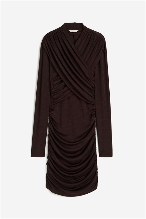 Драпированное платье из джерси 1211267003 - Фото 13603775