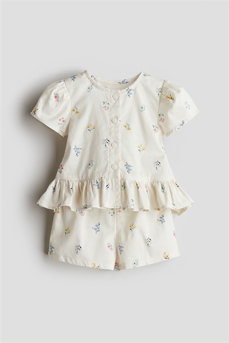 Комплект из двух частей - блузки и шорт 1275820003 - Фото 13604156