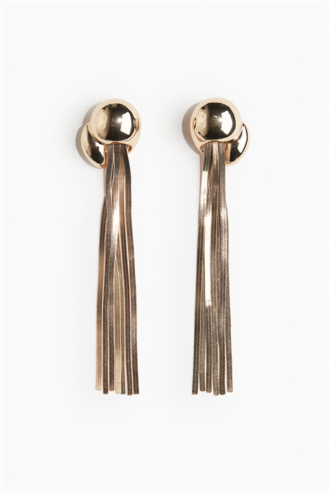 Серьги-цепочки "Змейка 1256011001 - Фото 13604559