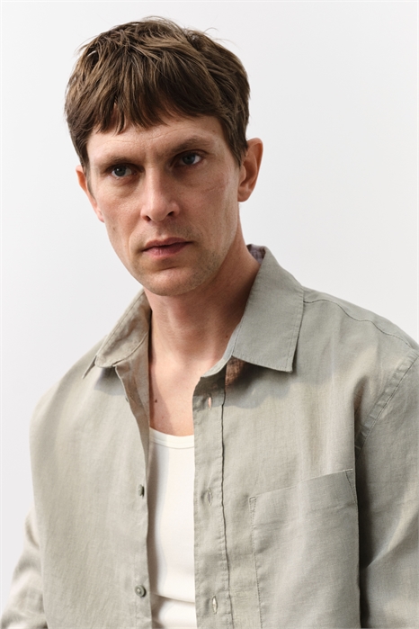 Рубашка Regular Fit из льняного бленда 1256945005 - Фото 13604561