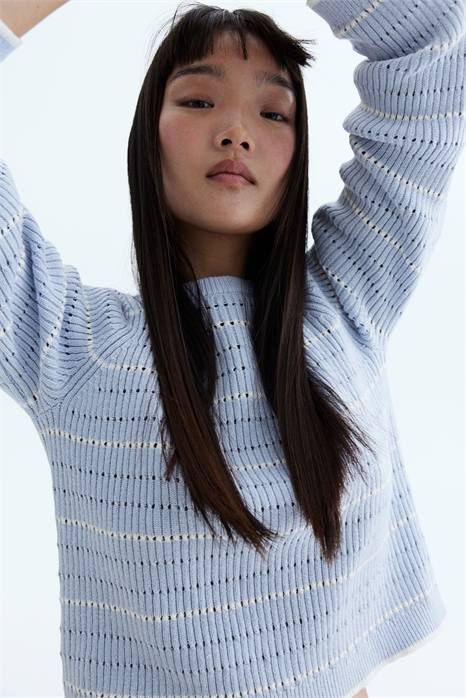 Джемпер с узором из дырочек 1262843001 - Фото 13604596