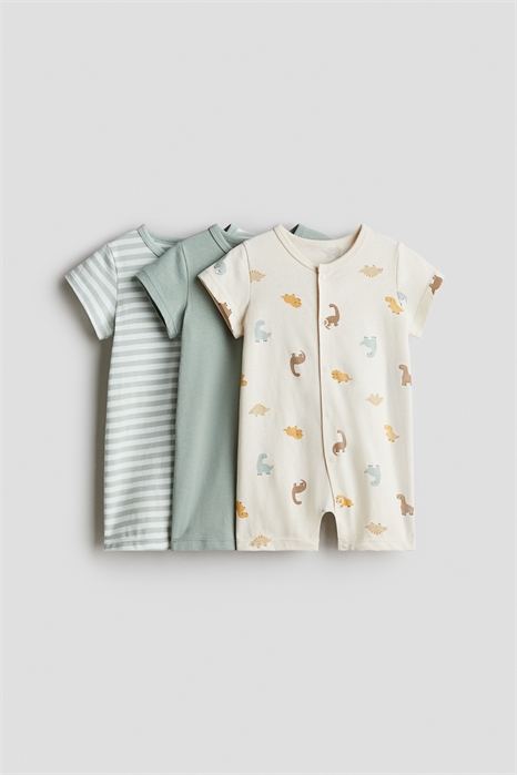 Хлопковые спальные костюмы 3 шт. 1126406026 - Фото 13606186