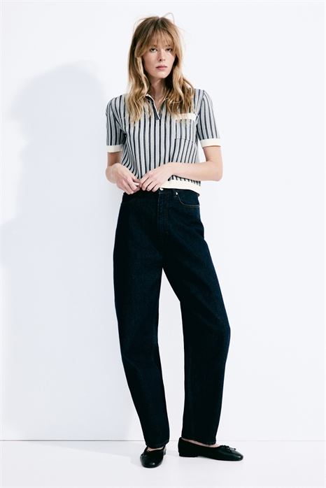 Рубашка-поло из трикотажа в рубчик 1281259001 - Фото 13606583