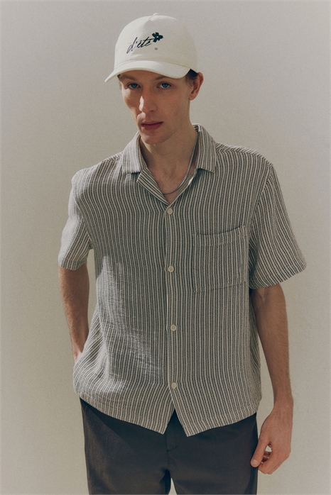 Текстурированная курортная рубашка Regular Fit 1273693004 - Фото 13608550