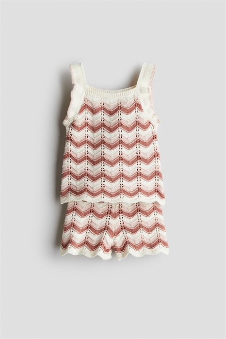 Комплект из 2 частей из хлопкового пуантелье 1275149001 - Фото 13608624