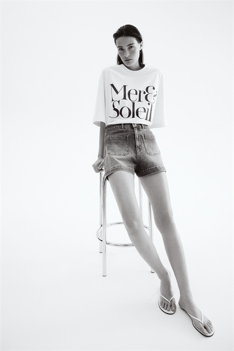 Джинсовые шорты 1280472001 - Фото 13608988