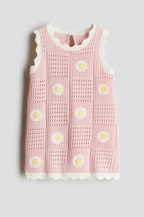 Платье с вязаным узором 1285808001 - Фото 13609442