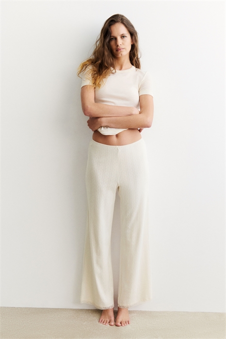 Нижние пижамные брюки из пуантелье 1289573001 - Фото 13609606