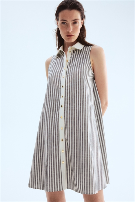 Платье-рубашка А-силуэта 1293008001 - Фото 13609765