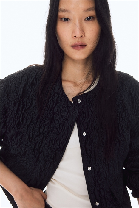 Жакет с жаккардовым плетением 1252210003 - Фото 13610030