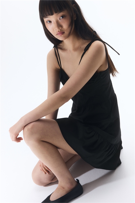 Платье из поплина с завязками 1274544002 - Фото 13612009