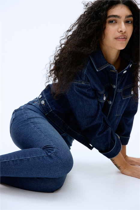 Ультравысокие джеггинсы по щиколотку 1152457035 - Фото 13612546