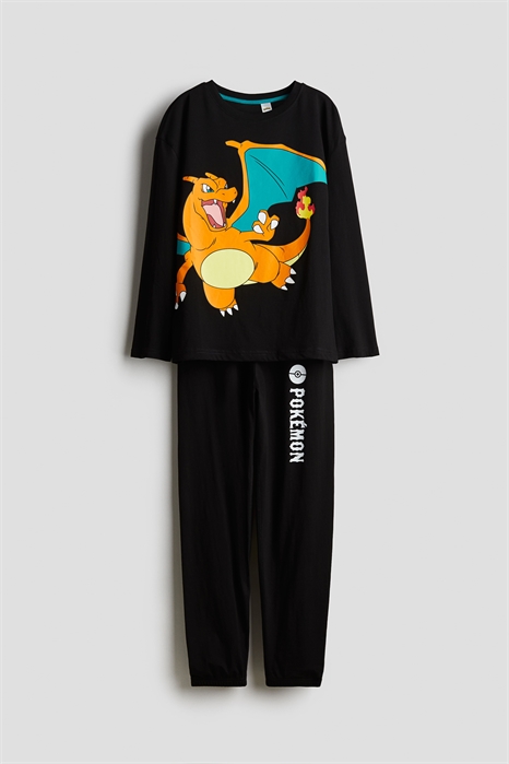 Хлопковая пижама с принтом 1247443001 - Фото 13613745